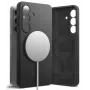 RINGKE Funda Silicone Magnetic MagSafe para Samsung Galaxy S26, Negro