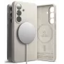 Funda magnética MagSafe de silicona Ringke para Samsung Galaxy S26, Stone