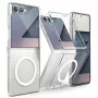 Funda magnética MagSafe Slim Ringke para Samsung Galaxy Z Flip 7 transparente