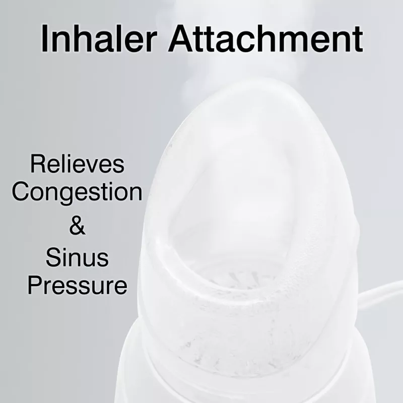 RIO FSTE-EU/1,8 Sauna facial con inhalador de vapor, 70 W, vapor ajustable, blanco