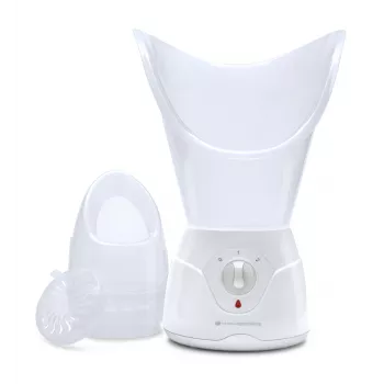 RIO FSTE-EU/1,8 Sauna facial con inhalador de vapor, 70 W, vapor ajustable, blanco