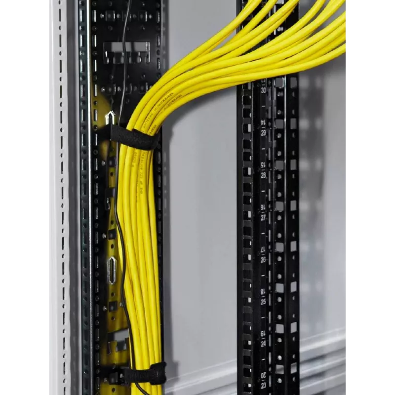 Rittal 5302.120 panel de gestión de cables 1U 19 pulgadas RAL 9005