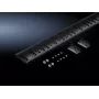 Rittal 5302.120 panel de gestión de cables 1U 19 pulgadas RAL 9005