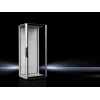Rittal 5327.190 Rack de servidor 42U independiente IP55, 800x1000x2000 mm, negro/gris, puerta de vidrio de seguridad