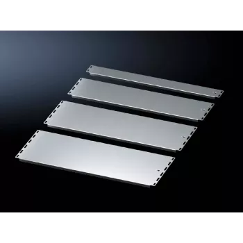 Rittal 8001.219 VX Placa base, acero, Gris, 700x237,5x25 mm, para armarios de 800 mm de ancho