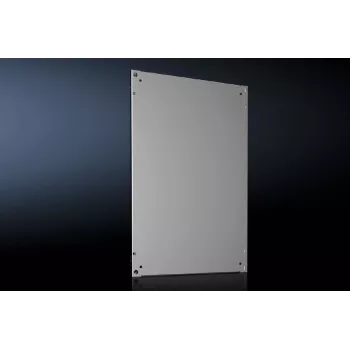 Rittal 8617.550 Placa de montaje, acero galvanizado, 500 x 775 mm, 2,5 mm de grosor, gris