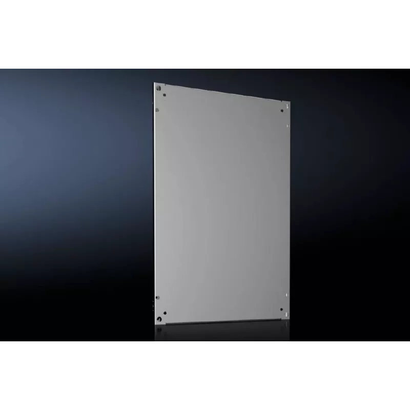 Rittal 8617.550 Placa de montaje, acero galvanizado, 500 x 775 mm, 2,5 mm de grosor, gris