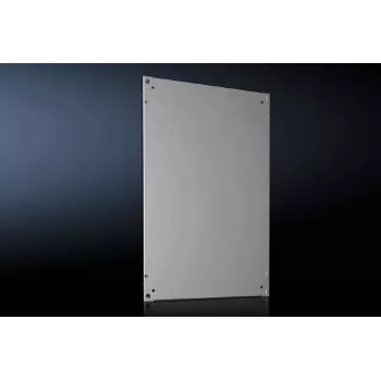 Rittal 8617.550 Placa de montaje, acero galvanizado, 500 x 775 mm, 2,5 mm de grosor, gris