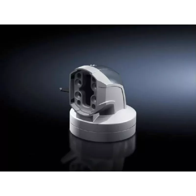 Rittal 90° Acoplamiento angular System 60 para conexión de brazo de soporte Ø 130 mm - CP 6206.380 aluminio fundido a presión/zinc, plástico