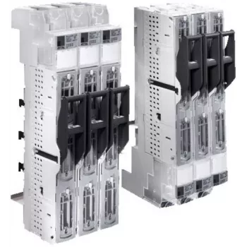 Rittal 9346.030 Soporte de barras colectoras 160 A 3 polos para sistema RiLine60, poliamida, negro/gris