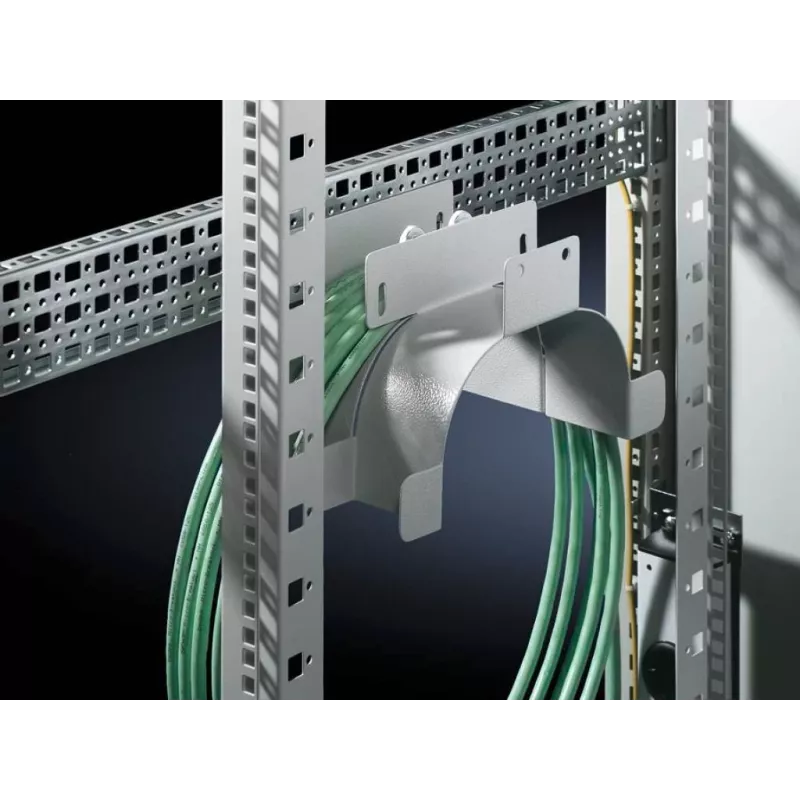 Rittal Set de canaleta de cables para armarios VX IT y TS IT, 800 mm de ancho, RAL 9005 negro 7220500
