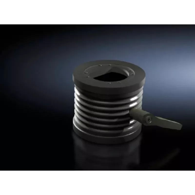 Rittal CP adaptador de inclinación ±45° para conexión de brazo soporte Ø 130 mm, aluminio fundido a presión, gris grafito RAL 7024 6206.420