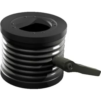 Rittal CP adaptador de inclinación ±45° para conexión de brazo soporte Ø 130 mm, aluminio fundido a presión, gris grafito RAL 7024 6206.420