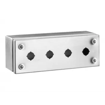 Rittal Caja vacía 4 módulos (L x An x Al) 90 x 280 x 100 mm acero inoxidable SM 2384.040 1 ud.