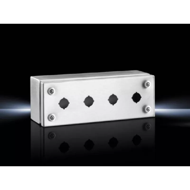 Rittal Caja vacía 4 módulos (L x An x Al) 90 x 280 x 100 mm acero inoxidable SM 2384.040 1 ud.