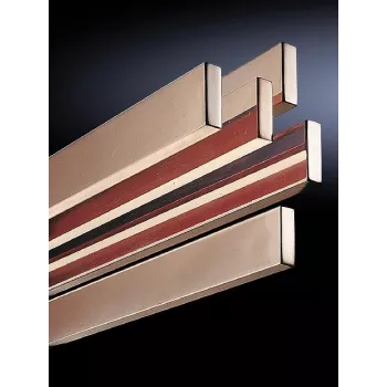 Rittal SV 3589.005 Barra de cobre plana 30x10 mm, 2400 mm, 800 A, 2 uds. para RiLine60