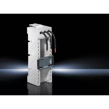 Rittal SV 9627.000 Soporte para barra colectora, 3 polos, poliamida, blanco, para RiLine60, 690V AC, 1600A, montaje a presión, 1 ud.