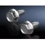 Rittal SZ 2504.000 Tornillo de sistema M5 x 10 mm, Torx interior T25, acero, galvanizado, 500 uds.