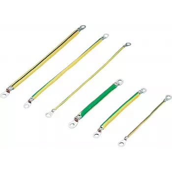 Rittal SZ Cinta de puesta a tierra 16 mm² cobre, 300 mm de longitud, pack de 10 2565.110