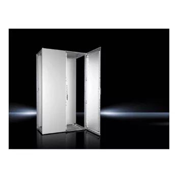 Rittal VX sistema de armarios eléctricos en fila, 2 puertas, 1200x2000x600 mm, gris claro