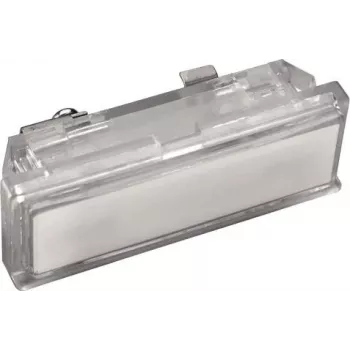 RITTO 1590200 Pulsador de timbre transparente, 1 vía, empotrar, 250V AC, 10A