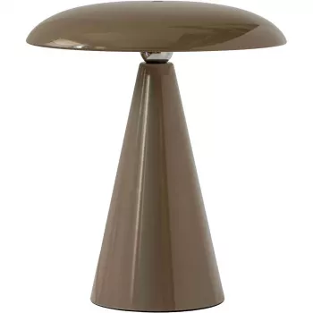 Lámpara de mesa Rituali Domestici Lucilla K99 23 cm Marrón