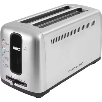 RIVIERA & BAR GP540A Tostadora de acero inoxidable 2 ranuras XL