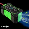RJ TIANYE FreedConn RJ-C 120501A Cargador de batería automático inteligente 12V 6A para plomo-ácido AGM GEL EFB con pantalla LCD