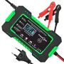 RJ TIANYE FreedConn RJ-C 120501A Cargador de batería automático inteligente 12V 6A para plomo-ácido AGM GEL EFB con pantalla LCD