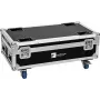 ROADINGER Flightcase para 6 AKKU IP UP-4 Plus HCL Spot WDMX con función de carga 31005215