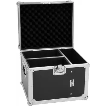 ROADINGER Flightcase para 2 x CAT-80 Beam-Effekte, 50 kg, negro laminado, 47,5 x 41,5 x 42,5 cm