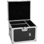 ROADINGER Flightcase para 2 x CAT-80 Beam-Effekte, 50 kg, negro laminado, 47,5 x 41,5 x 42,5 cm