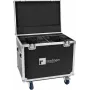 ROADINGER Flightcase para 2x EUROLITE DMH-190 Moving Heads con ruedas negro