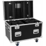 ROADINGER Flightcase para 4x cabezas móviles Wash LED IP TMH-H420 con ruedas