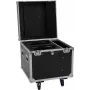 ROADINGER Flightcase PRO 2x IP TMH-W285 con ruedas Negro 100kg de carga