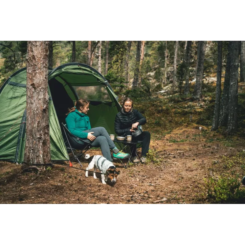 ROBENS Pilgrim Silla de camping plegable 120 kg Negro/Gris