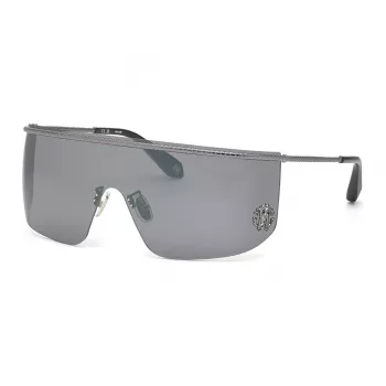 Roberto Cavalli SRC012M99530X Gafas de sol unisex - Montura cuadrada oversize con protección UV400