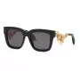 Roberto Cavalli Gafas de sol unisex SRC041M520700 - Montura negra, lentes gris degradado, 52 mm