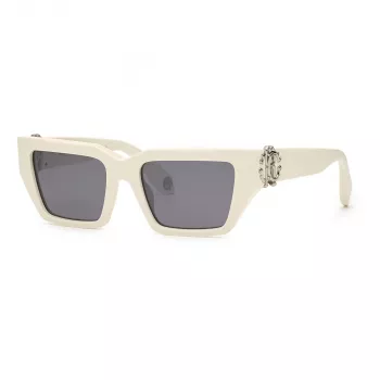 Gafas de sol Roberto Cavalli SRC016M55847X unisex rectangulares negro/gris 55/19/135 mm