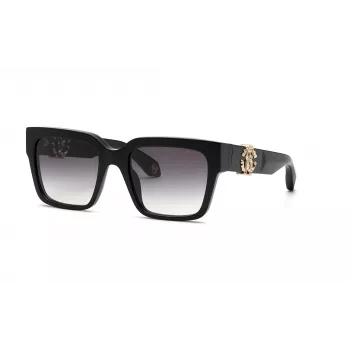 Roberto Cavalli mujer gafas de sol SRC040M540700 54mm butterfly square negro gris degradado UV400
