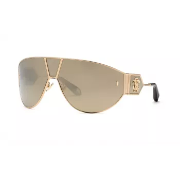 Roberto Cavalli Gafas de sol mujer SRC093-76300G 76mm lentes gris degradado montura negra