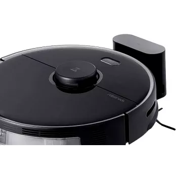 Roborock S5 Max Robot aspirador - sin bolsa - negro - redondo - 0,46 L - alfombra - suelo duro