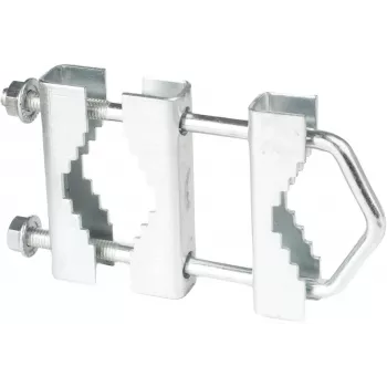 ROBSON Cybant abrazadera en U para mástil de antena - acero galvanizado, 38-50 mm, M6