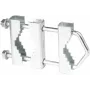 ROBSON Cybant abrazadera en U para mástil de antena - acero galvanizado, 38-50 mm, M6