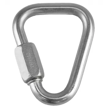 Rock Empire Maillon Delta 8 mm Grillete de acero galvanizado – Conector de rosca de 40 kN
