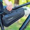 ROCKBROS bolsa de tubo superior para bicicleta 1,5L impermeable de carcasa rígida con logo reflectante