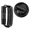 ROCKBROS T609 Candado de bicicleta con cable de combinación 1,5 m - Negro