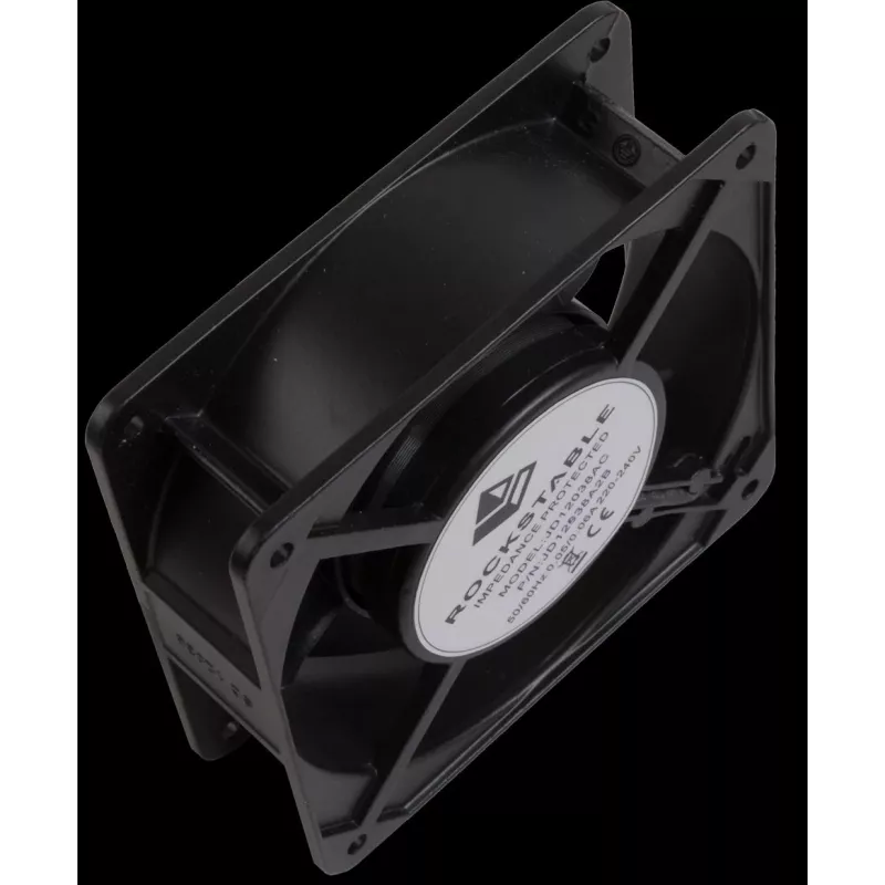 Rockstable Ventilador de 120mm - Ventilador de caja - 112 m³/h - Negro - 1 ud. - 610 g (RS19-FT1212)