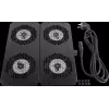 Rockstable Elemento de refrigeración de 19 pulgadas – Bandeja de ventiladores – ventilador integrado – Acero – Negro – 1 unidad – 2,92 kg (RS19-FT68)