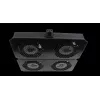Rockstable Elemento de refrigeración de 19 pulgadas – Bandeja de ventiladores – ventilador integrado – Acero – Negro – 1 unidad – 2,92 kg (RS19-FT68)